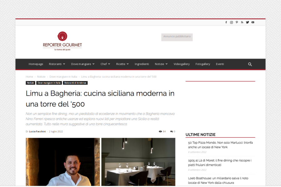 Limu a Bagheria: cucina siciliana moderna in una torre del ‘500